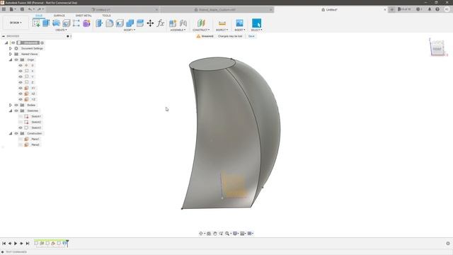 Guitars in Fusion 360 | Part 2 - First Extrusions & Lofting Basics смотреть онлайн