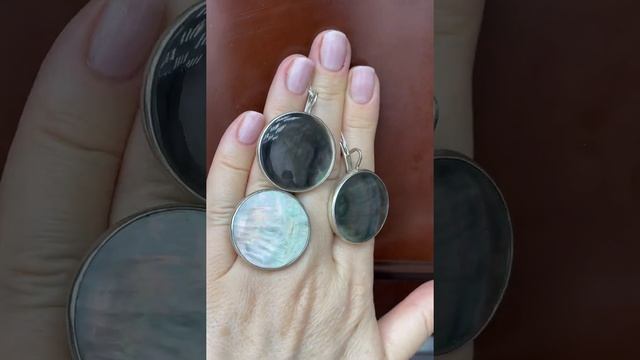 Классно!!! Базовые украшения- кольцо и серьги ПАНАБА с перламутром. Цены под видео. смотреть онлайн