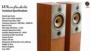 WHARFEDALE Diamond 8.3 - Technical Specifications