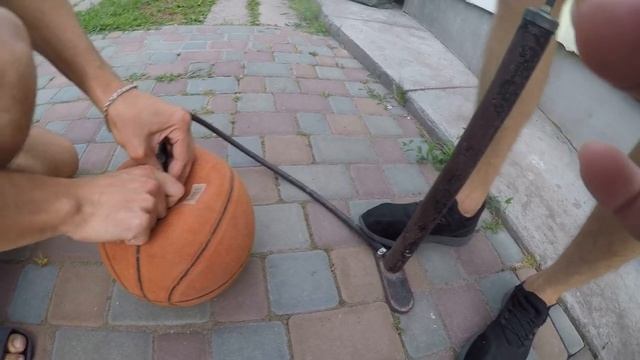 Как накачать мяч без иголк смотреть онлайн