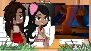 |•Moana’s parents react to her•|anairou #moana #parents #reaction