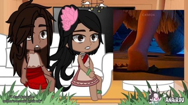 |•Moana’s parents react to her•|anairou #moana #parents #reaction