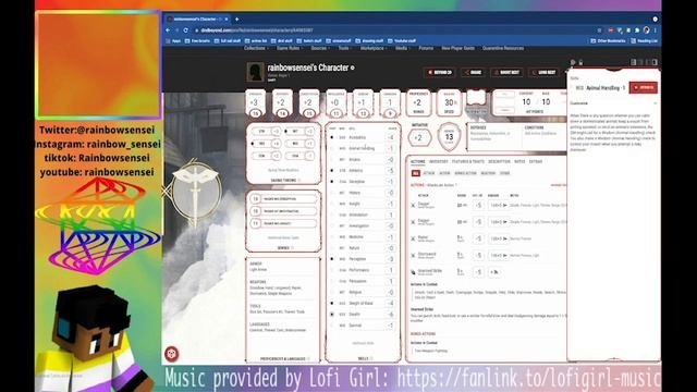 Dungeons & Dragons 5e for beginners~Character Sheet смотреть онлайн