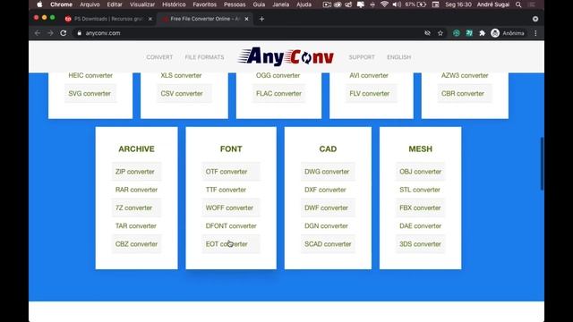 Any Conv, para converter arquivos online смотреть онлайн