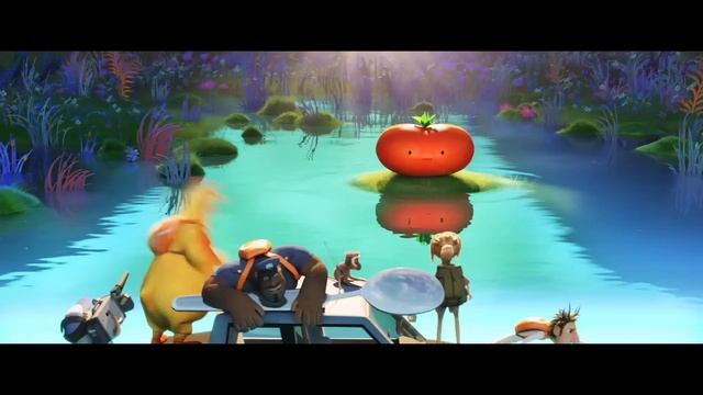 Cloudy With a Chance of Meatballs 2 - Living Food! | Fandango Family смотреть онлайн