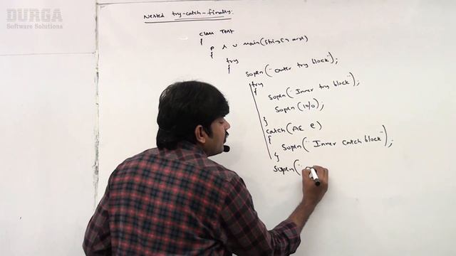Java Exception Handling || Nested try catch finally || by Durga Sir смотреть онлайн