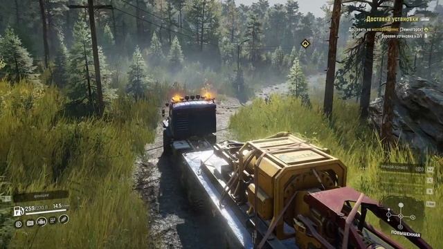 SnowRunner.Россия.Таймыр.Зимнегорск.Доставка буровой установки смотреть онлайн