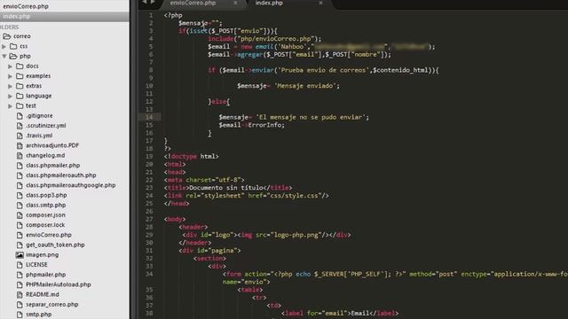 Enviar un correo con PHP y GMAIL facil php 5.4 смотреть онлайн