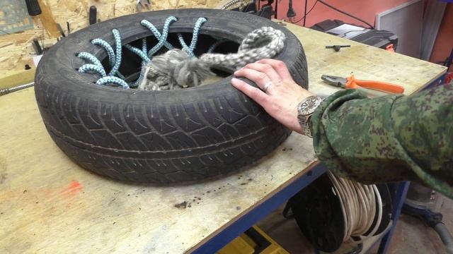 Крутая САМОДЕЛКА из старой покрышки смотреть онлайн