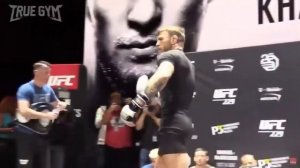 Конор Магрегер показал нереальную форму на открытой тренировку перед боем против Хабиба