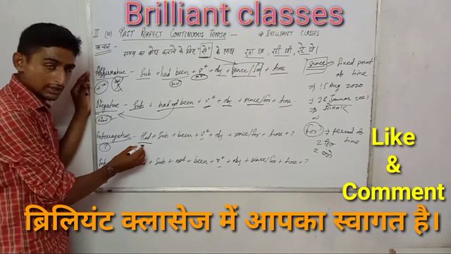 Learn English Tenses : Past perfect continuous tense смотреть онлайн