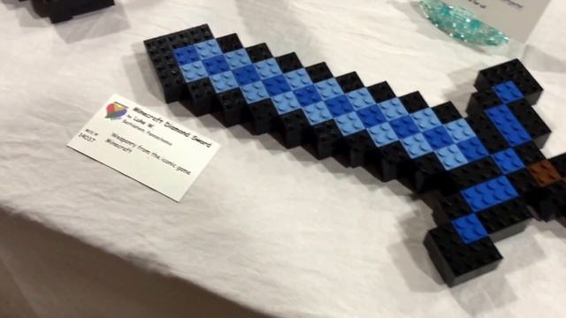 LEGO Minecraft Pickaxe And Sword MOC