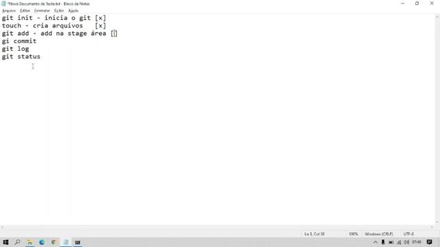 comandos básicos do git смотреть онлайн
