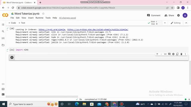 How to Tokenize Text with Natural Language Processing from Google Colab смотреть онлайн