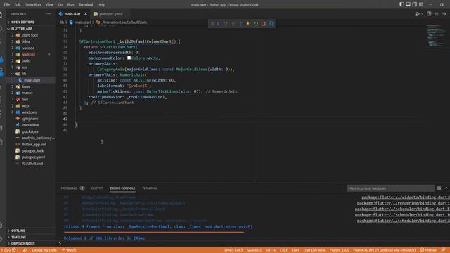 Flutter Column Chart. Диаграмма во Flutter #7 смотреть онлайн