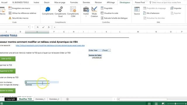 Comment créer et modifier des tableaux croisés dynamiques Excel avec VBA смотреть онлайн