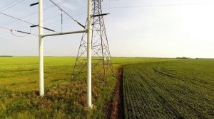 Аэросъёмка квадрокоптера возле ЛЭП✈️✈️✈️