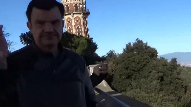 Влог достопримечательности Барселоны Tibidabo Тибидабо — часть горной гряды Кольсерола. смотреть онлайн