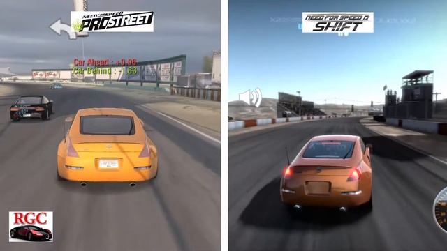 Need for Speed ProStreet vs Need for Speed Shift - Nissan 350Z Graphics & Sound Comparison смотреть онлайн