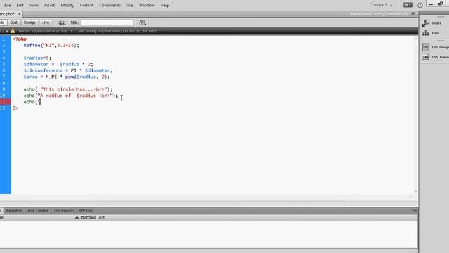 PHP Tutorial 10 How to Define Constant смотреть онлайн