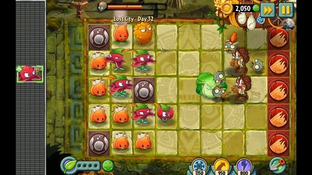 Растения против Зомби 2 прохождение босса Затерянный Город | Plants vs Zombie 2 boss of Lost City смотреть онлайн