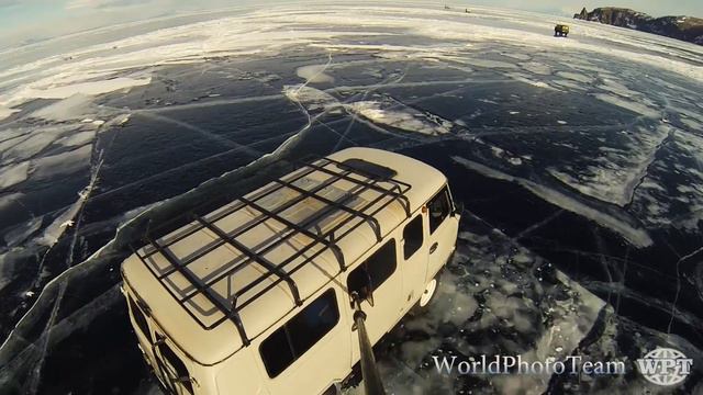 Лед Байкала экспедиция 2-ой вариант февраль 2016 год Baikal Ice Dron смотреть онлайн