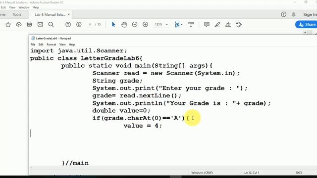 Lab6 V3 | char and String | Basic Concepts | Komal Arif | #java #programming смотреть онлайн