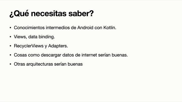 1 - MVP en Android con Kotlin: Introducción смотреть онлайн
