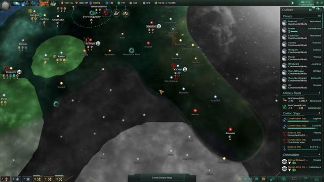 Stellaris LP S2 - The Tarassian Empire #17 "Light Carrier Construction & Interstellar War" смотреть онлайн