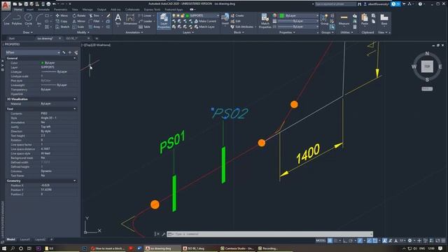 How to create oblique angle or slanted text style in AutoCAD for isometric piping drawings смотреть онлайн