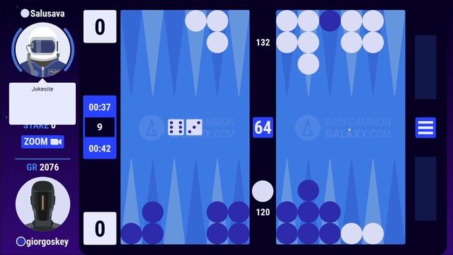 No errors DMP match at Backgammon Galaxy смотреть онлайн