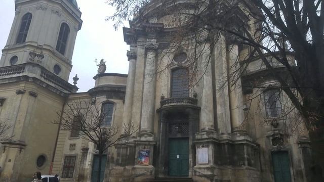 11.01.2023. (11:55) Львов, Украина. Храм Пресвятой Евхаристии.1749 год. Доминиканский собор. смотреть онлайн