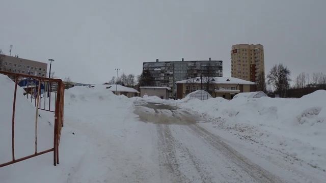 Прогулка по Архангельску. Сафу затопило. Аквилоновский дом. 14.02.2022 смотреть онлайн