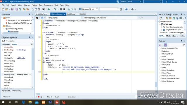 Cara Filter Kategori Barang di Combobox dengan Delphi dan MySQL смотреть онлайн