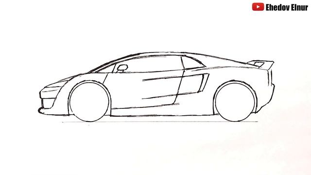 Как нарисовать спортивную машину смотреть онлайн