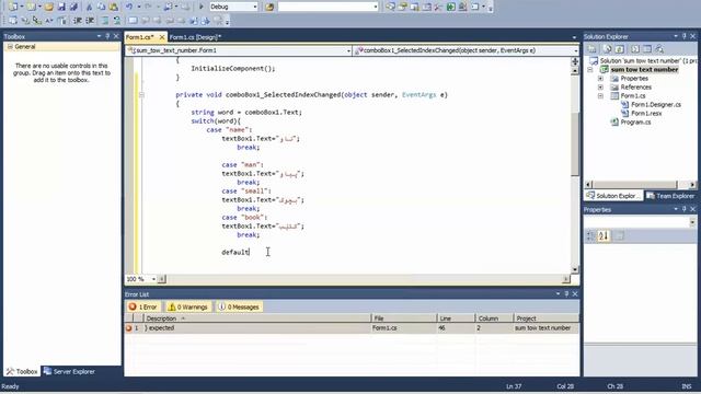 c# switch case combobox by majid hamarahem смотреть онлайн