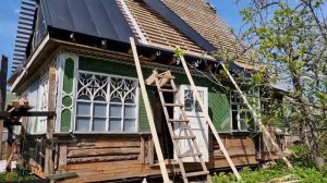 Ремонт дачи своими руками. Новая крыша готова (ч.3). Серия 5.