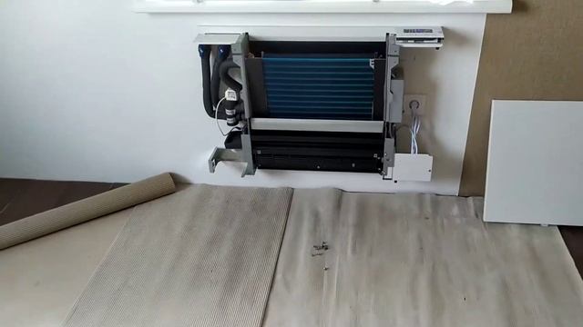 Установка настенного фанкойла Makond смотреть онлайн