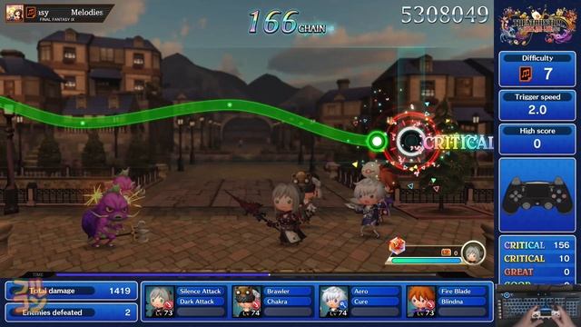 【Theatrhythm Final Bar Line】Melodies Of Life ~Final Fantasy ULTIMATE ALL CRITICAL смотреть онлайн