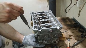 Ремонт ГБЦ Chevrolet Rezzo.Загиб клапанов.