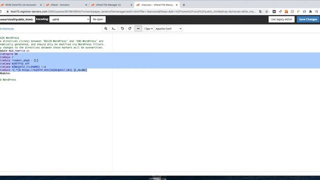 ? Cómo redireccionar de HTTP a HTTPS - Manualmente! | cPanel | - 7 Pasos! | NameCheap - Video 4 смотреть онлайн
