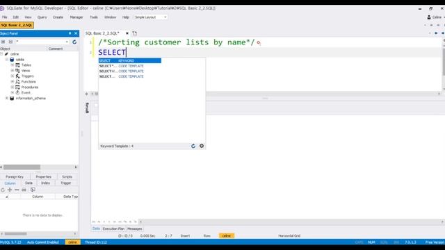 Sorting the data by using ORDER BY/SQL ORDER BY/SQL Tutorial/Eng, Kor Sub смотреть онлайн