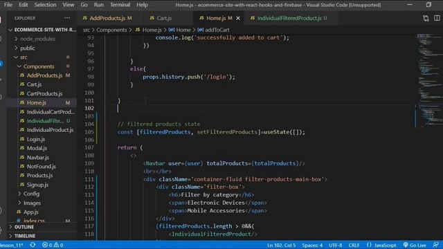 How to filter products in React Ecommerce App смотреть онлайн