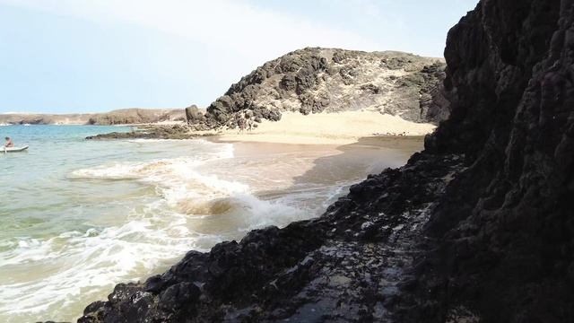 Playa de la Cera, Playa del Pozo - playas del sur de Lanzarote - recorrido a pie смотреть онлайн