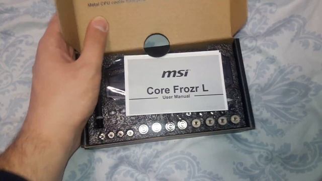 Распаковка процессорного куллера MSI Core Frozr L смотреть онлайн