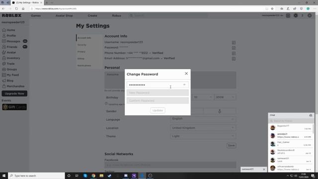[2020] HOW TO CHANGE / RESET YOUR PASSWORD IN ROBLOX! смотреть онлайн