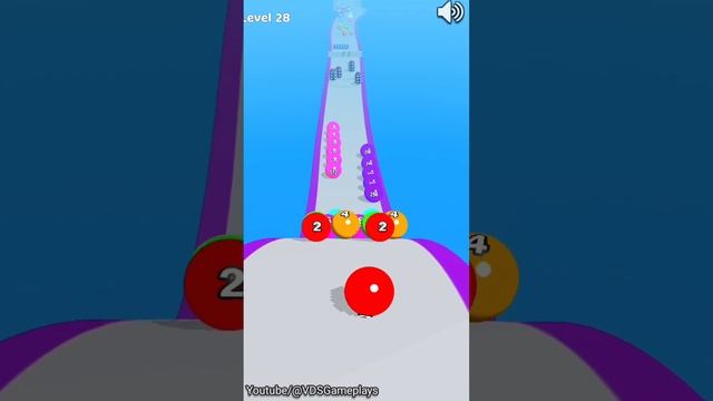 2048 Ball Run Game Levels (21-35) Android iOS Gameplay смотреть онлайн