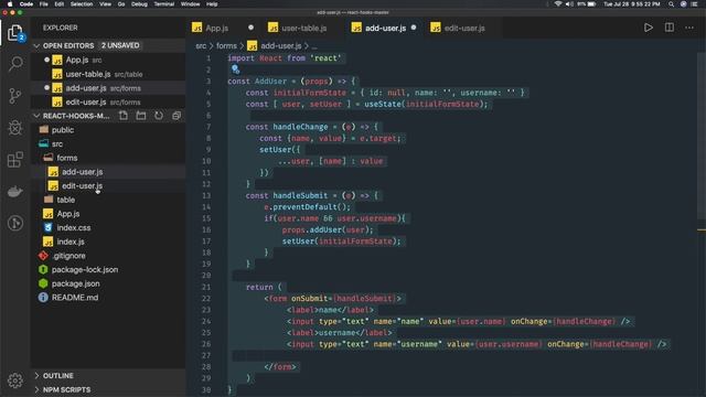 React JS Building App using Hooks #46 Part 1 смотреть онлайн