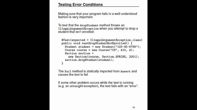 Unit testing with JUnit 4 смотреть онлайн