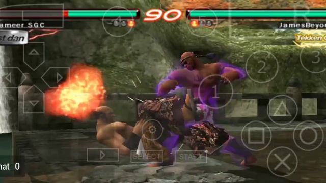 Tekken 6 Online PPSSPP Sameer SGC(Hehachi) Vs James (Bruce)